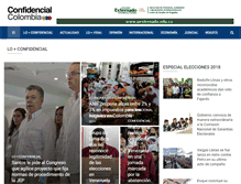 Tablet Screenshot of confidencialcolombia.com